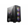 MSI MAG FORGE M100A zabezpieczenia & uchwyty komputerów Micro Tower Czarny, Przezroczysty