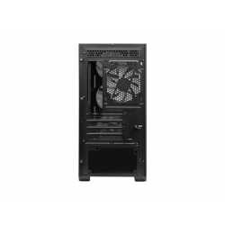 MSI MAG FORGE M100A zabezpieczenia & uchwyty komputerów Micro Tower Czarny, Przezroczysty