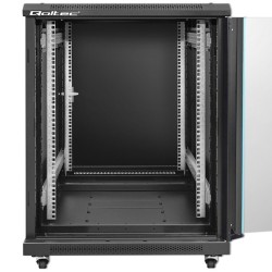 QOLTEC SZAFA RACK 19" | 15U | 600X855X600 | HARTOWANE DRZWI
