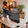 Ergotron HX Desk Monitor Arm Biały - uchwyt biurkowy do monitora