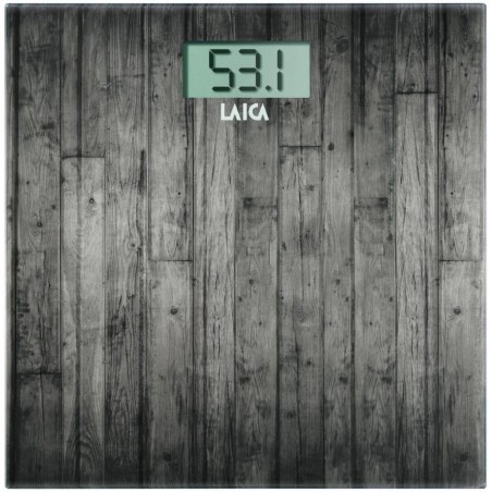 Laica Electronic personal scale Kwadrat Drewno Elektroniczna waga osobista