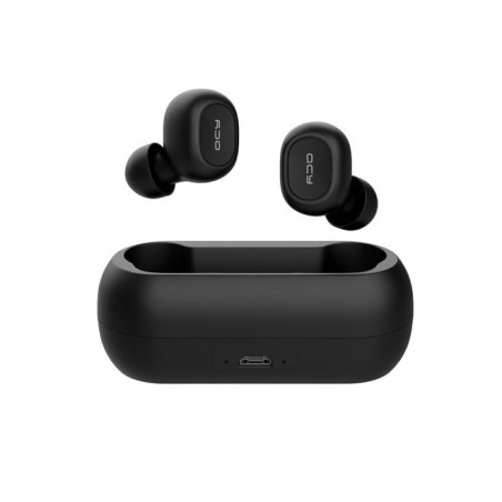 QCY T1C TWS Bezprzewodowe słuchawki Bluetooth 5.0 (czarne)