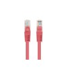 PATCHCORD KAT.6 UTP 0.25M CZERWONY FLUKE PASSED LANBERG 10-PACK