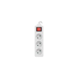 Przedłużacz Lanberg PS1-03E-0300-W (3m kolor biały)