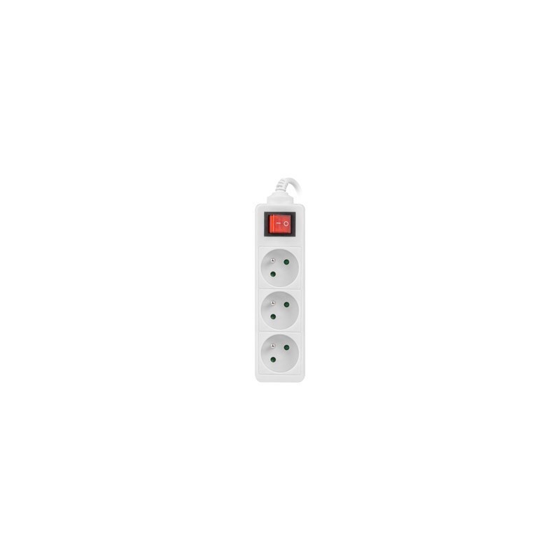 Przedłużacz Lanberg PS1-03E-0300-W (3m kolor biały)
