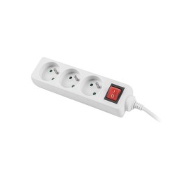 Przedłużacz Lanberg PS1-03E-0300-W (3m kolor biały)