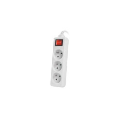 Przedłużacz Lanberg PS1-03E-0300-W (3m kolor biały)