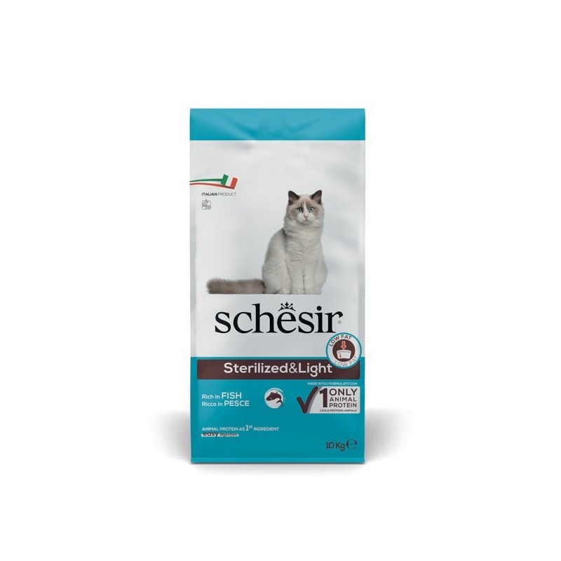 SCHESIR Sterilized Bogata w rybę 10kg SCHESIR Sterilized Bogata w rybę 10kg