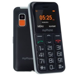 myPhone Halo Easy 4,32 cm (1.7") 70 g Czarny, Szary Telefon dla początkujących