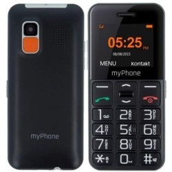 myPhone Halo Easy 4,32 cm (1.7") 70 g Czarny, Szary Telefon dla początkujących