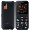 myPhone Halo Easy 4,32 cm (1.7") 70 g Czarny, Szary Telefon dla początkujących