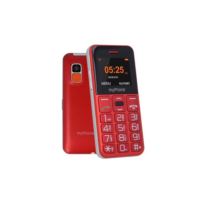 myPhone Halo Easy 4,32 cm (1.7") 70 g Szary, Czerwony Telefon dla początkujących myPhone Halo Easy 4,32 cm (1.7") 70 g Szary, Czerwony Telefon dla początkujących