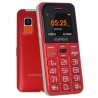 myPhone Halo Easy 4,32 cm (1.7") 70 g Szary, Czerwony Telefon dla początkujących