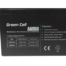 Green Cell AGM05 akumulator Ołowiany (VRLA) 12 V 7,2 Ah
