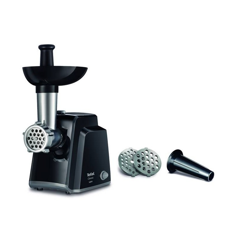 Tefal NE105838 maszynka do mielenia 1400 W Czarny, Stal nierdzewna Tefal NE105838 maszynka do mielenia 1400 W Czarny, Stal nierdzewna