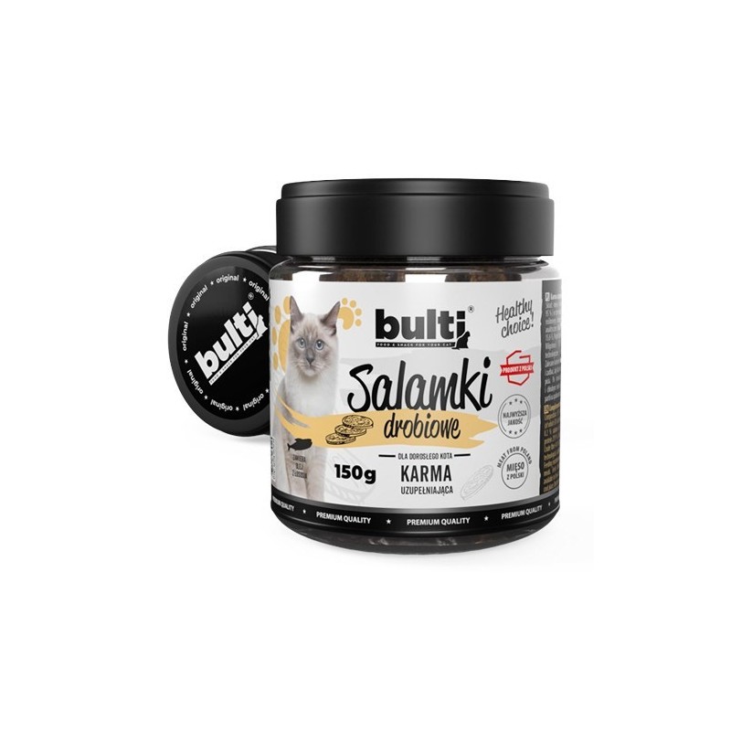 BULTI Salamki drobiowe przysmak dla kota 150g