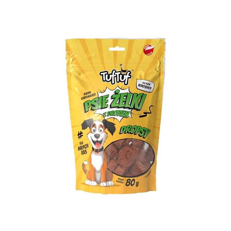 Tuf Tuf Psie żelki - dropsy drobiowe 80g