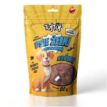 Tuf Tuf Psie żelki - krówki wieprzowe 80g