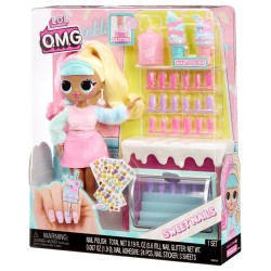 LOL Surprise OMG Lalka Candylicious Sprinkles Shop + Sweet Nails 503781