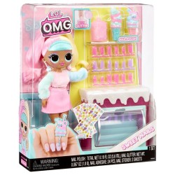 LOL Surprise OMG Lalka Candylicious Sprinkles Shop + Sweet Nails 503781
