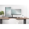 DIGITUS UCHWYT BIURKOWY PODWÓJNY Z ZACISKIEM 2XLCD MAX. 32" MAX. OBCIĄŻENIE 2X 8KG UCHYLNO-OBROTOWY CZARNY DA-90400