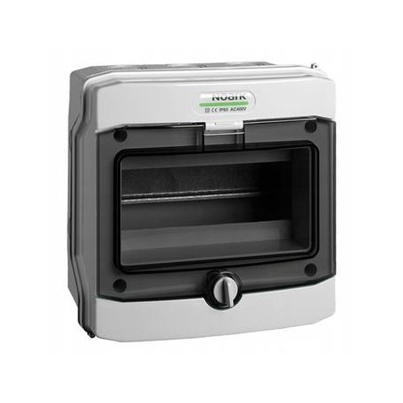 PLASTIKOWA OBUDOWA INSTALACYJNA Natynkowa IP65, 1x6 modułów. PHS 6T NOARK 113262
