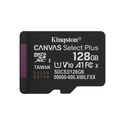 KINGSTON microSDXC 128GB Canvas Select Plus 3 + ADP