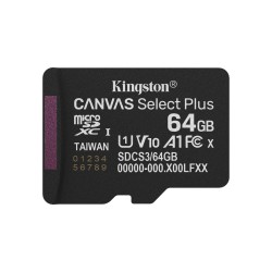 KINGSTON microSDXC 64GB Canvas Select Plus Gen3