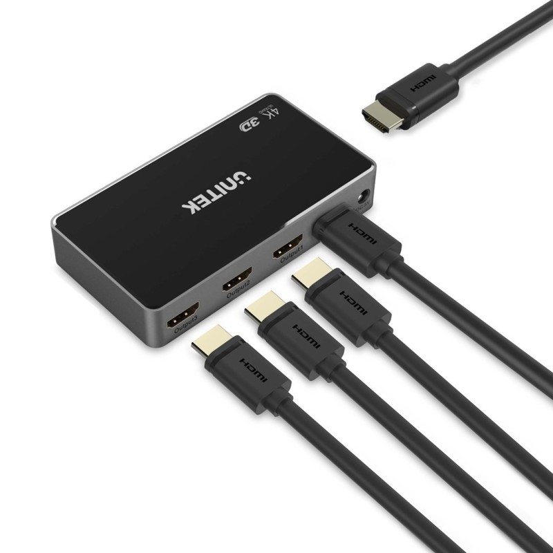 UNITEK V1109A rozgałęziacz telewizyjny HDMI 4x HDMI UNITEK V1109A rozgałęziacz telewizyjny HDMI 4x HDMI