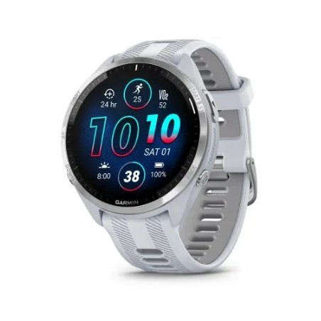Zegarek sportowy Garmin Forerunner 965 mleczny kwarc