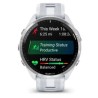 Zegarek sportowy Garmin Forerunner 965 mleczny kwarc