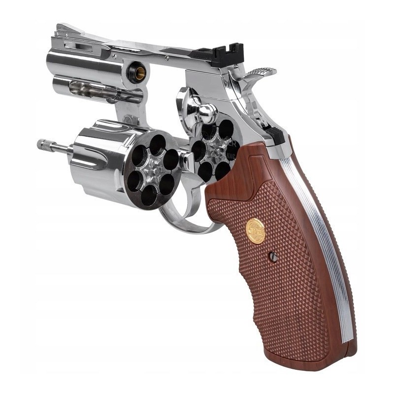 Rewolwer wiatrówka RANGER Python 357 Magnum 2,5" chrom KWC kal. 4,5 BBs 6-strz. FULL METAL CO2 (AAKCMD661BZB) Rewolwer wiatrówka RANGER Python 357 Magnum 2,5" chrom KWC kal. 4,5 BBs 6-strz. FULL METAL CO2 (AAKCMD661BZB)