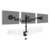 Stojak biurkowy potrójny (zacisk) 3xLCD max. 27"max. 8kg uchylno-obrotowy 360° (PIVOT)