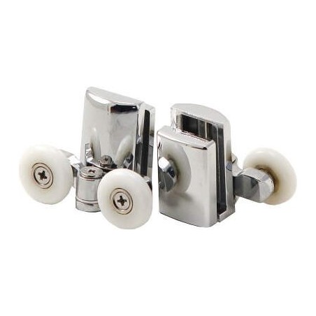 Rolki dolne podwójne do szyb 6 mm - FI 23 mm