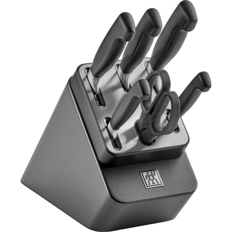 ZWILLING FOUR STAR Zestaw 5 noży w bloku samoostrzącym 2.0