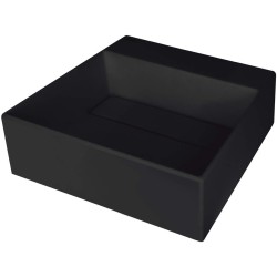 Umywalka granitowa nablatowa z miejscem na baterię - z maskownicą