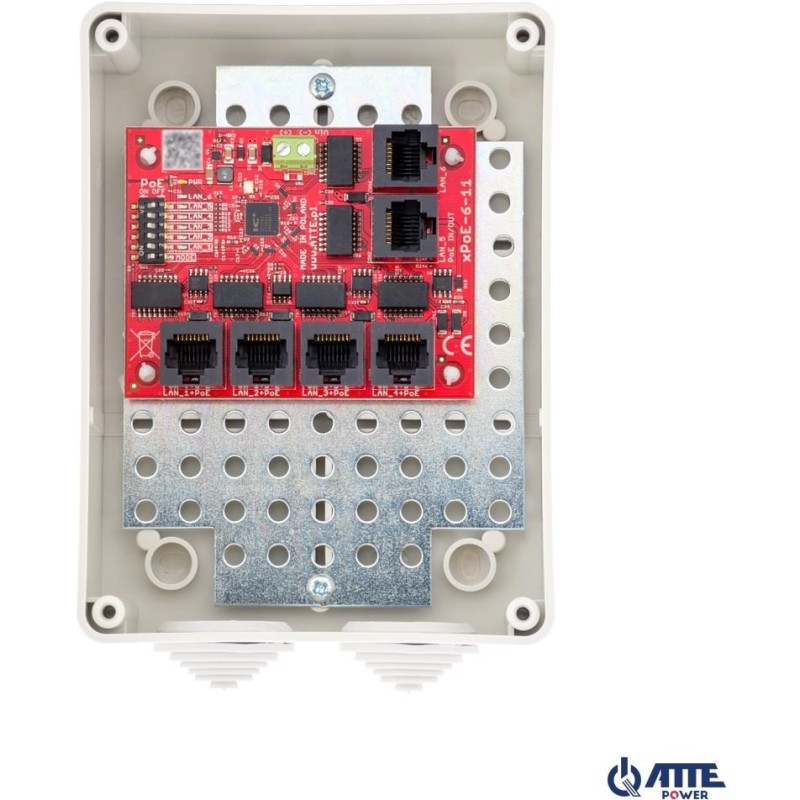 SWITCH 6-PORTOWY POE ATTE xPoE-6-11-S3 SWITCH 6-PORTOWY POE ATTE xPoE-6-11-S3