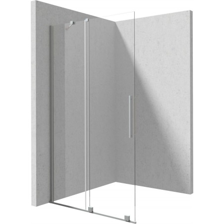 Ścianka prysznicowa walk-in o szerokości 140 cm - przesuwna