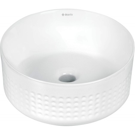 Umywalka ceramiczna nablatowa asymetryczna