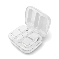 RODE Wireless Micro - 2-kanałowy cyfrowy system bezprzewodowy, USB-C, biały