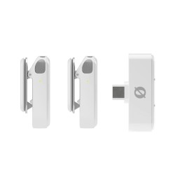 RODE Wireless Micro - 2-kanałowy cyfrowy system bezprzewodowy, USB-C, biały
