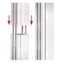 Uchwyt B-tech X - vertical 60 cm BT8380-060/B