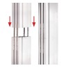 Uchwyt B-tech X - vertical 60 cm BT8380-060/B