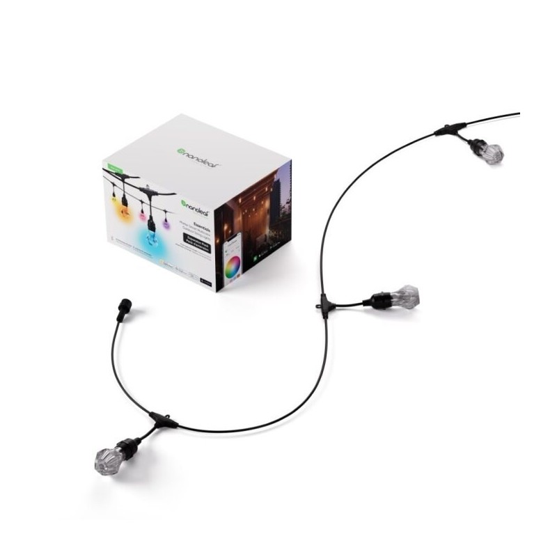 Nanoleaf Essentials Matter Smart Multikolorowa Outdoor String Lights Expansion 15m