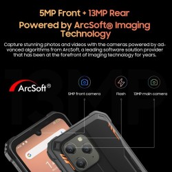 Telefon komórkowy Blackview BV5300 PLUS NFC 8/128GB Black