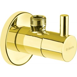 Zawór kątowy z głowicą ceramiczną 1/2" - 3/8" - okrągły