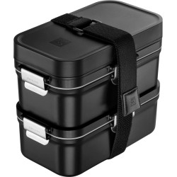 ZWILLING FRESH & SAVE 2 Próżniowe lunch boxy, czarny