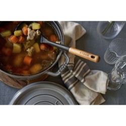 STAUB Garnek żeliwny okrągły 40500-246-0 3,8l grafitowy