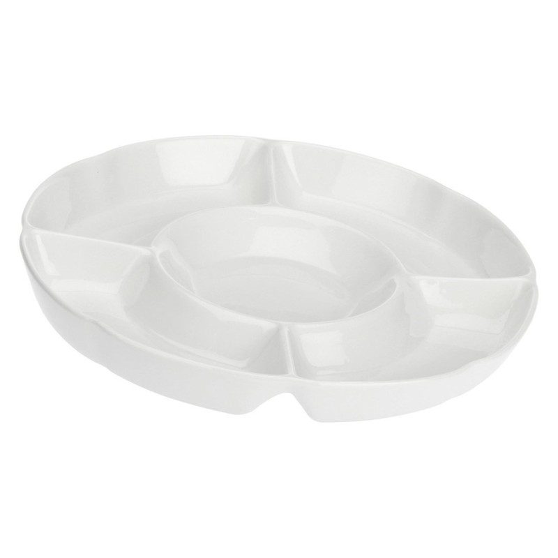 LA PORCELLANA BIANCA CONVIVIO Okrągła taca do przekąsek 25.5 cm