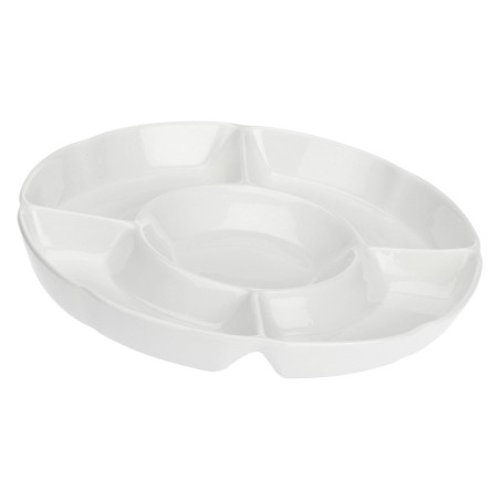 LA PORCELLANA BIANCA CONVIVIO Okrągła taca do przekąsek 25.5 cm